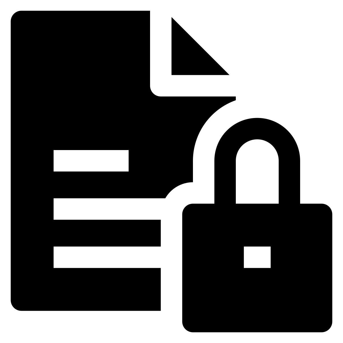 lock file icon