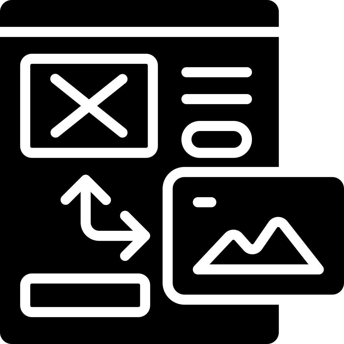 layout diapositiva icon
