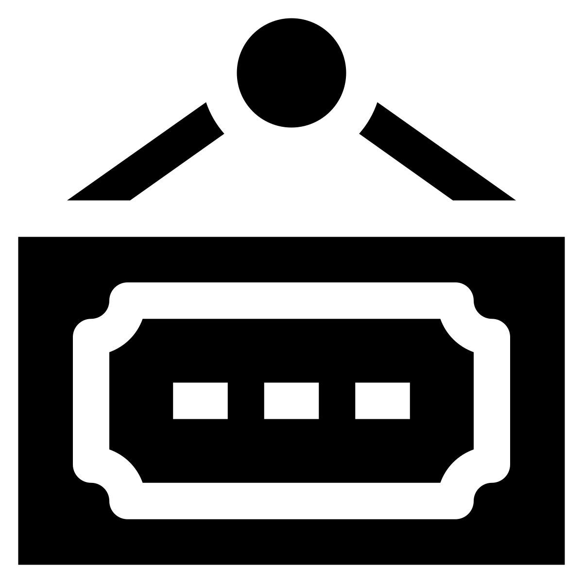 insegna del negozio icon