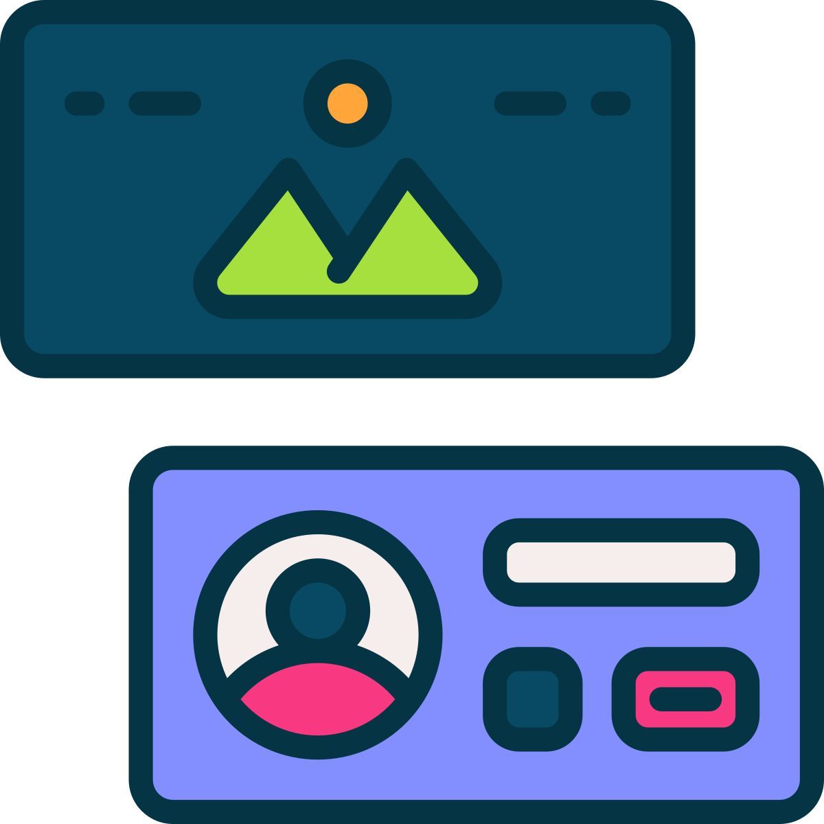 business card icon