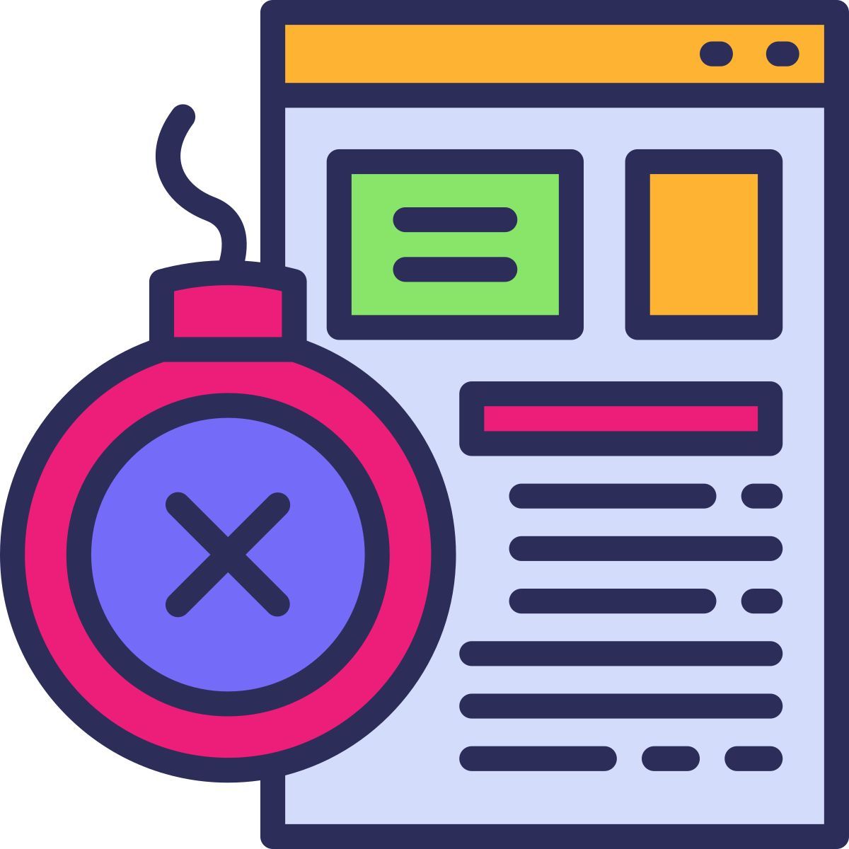 cyber attack icon
