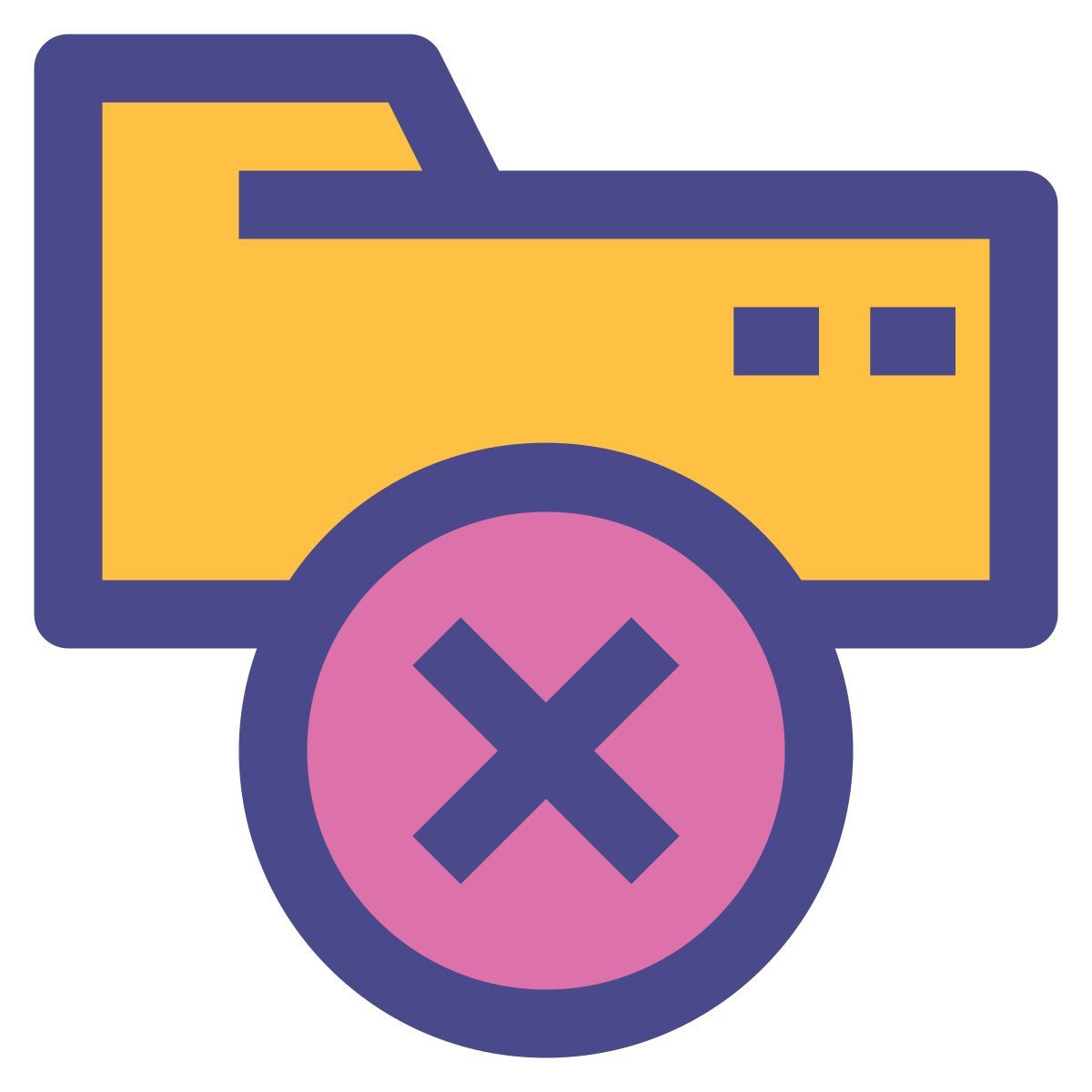delete folder icon
