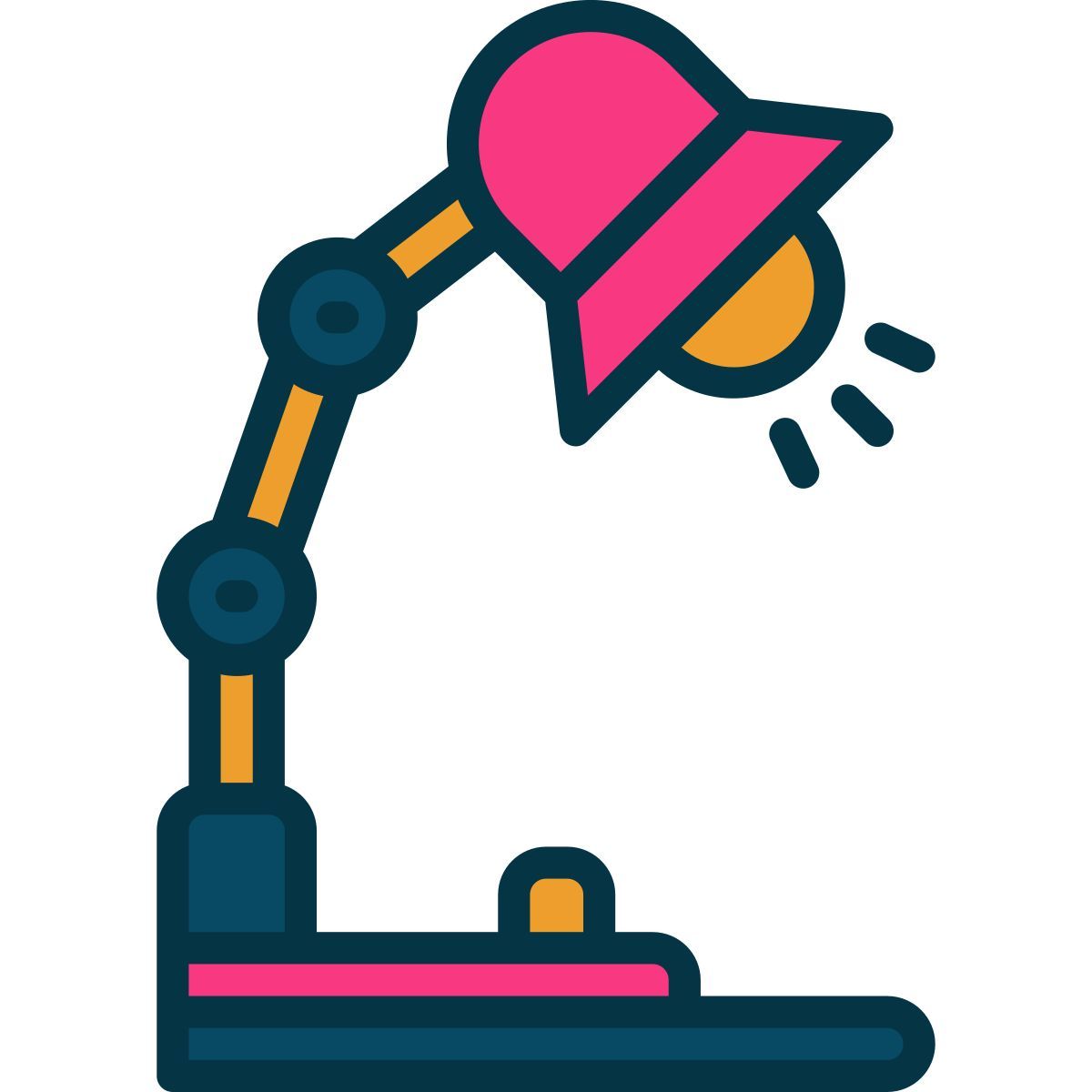 desk lamp icon