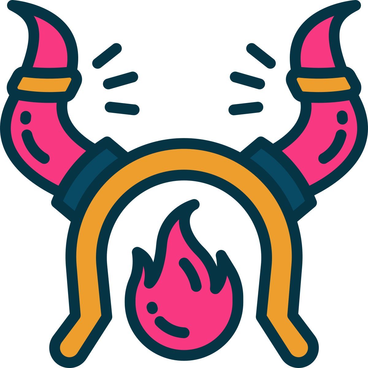 devil horns icon