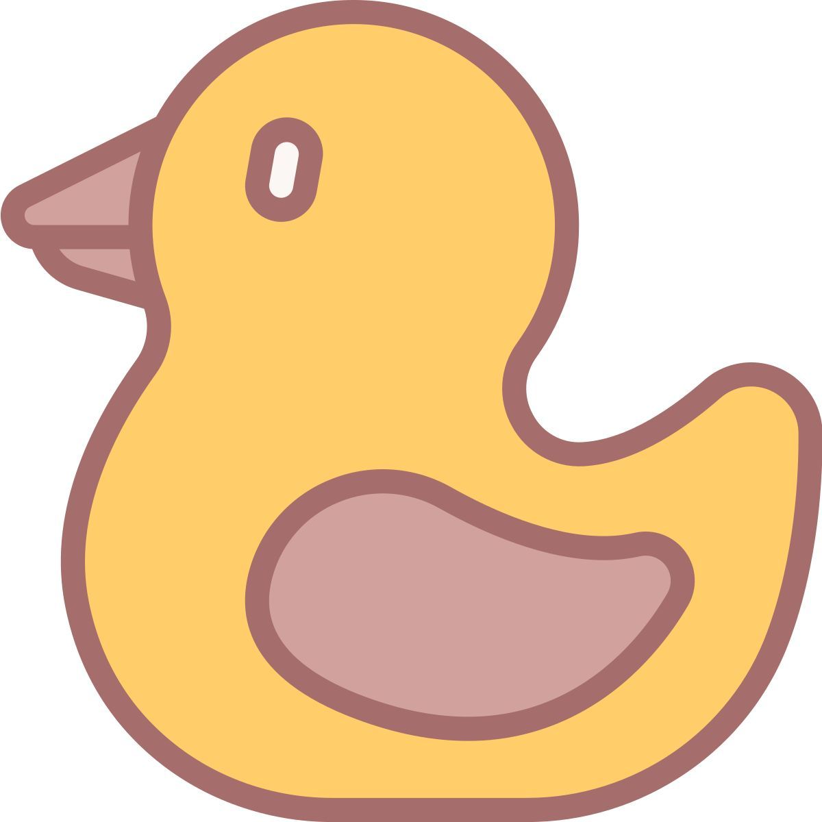 duck toy icon