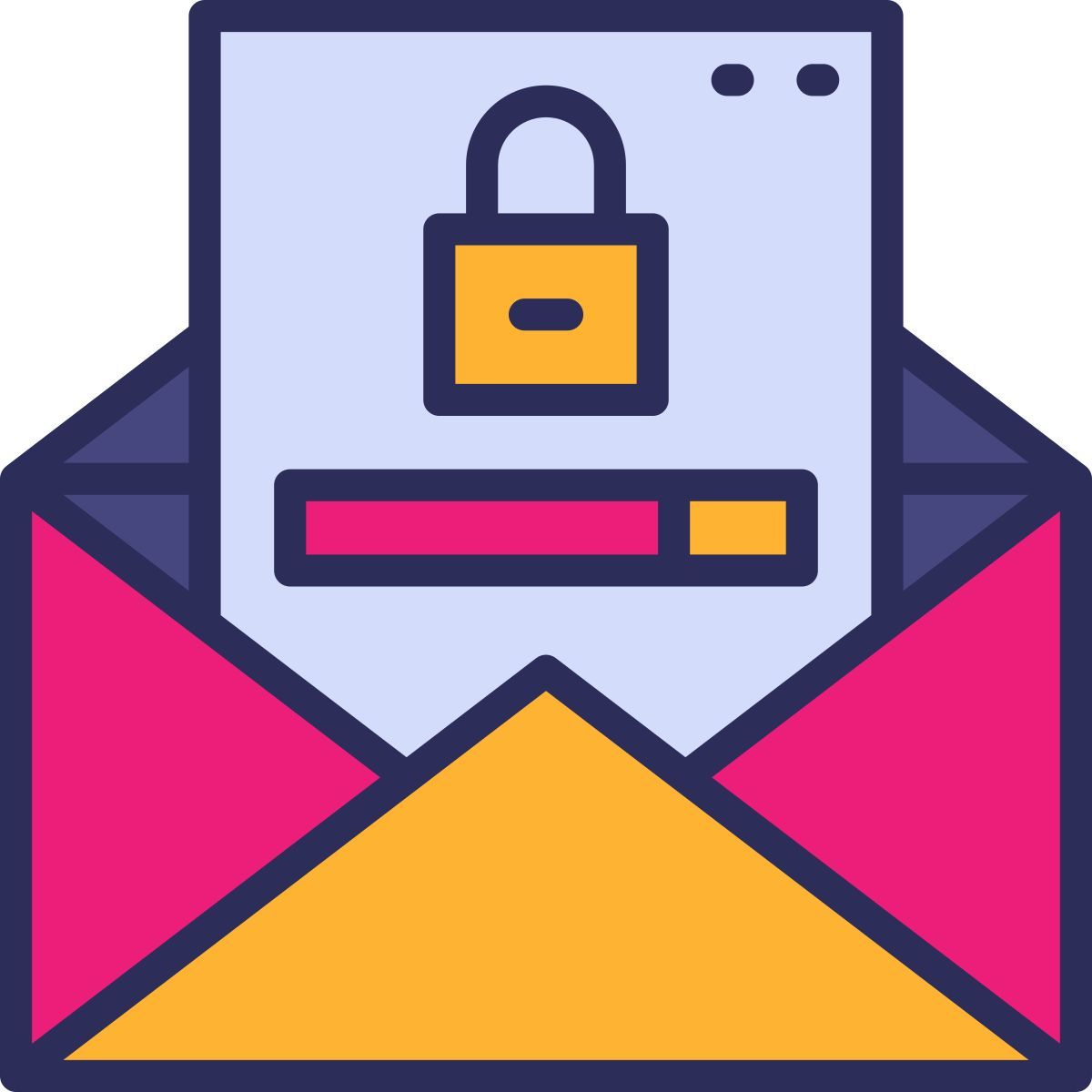 email lock icon