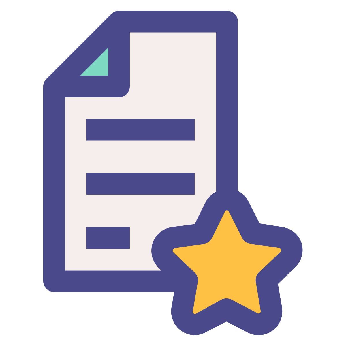 favorite file icon