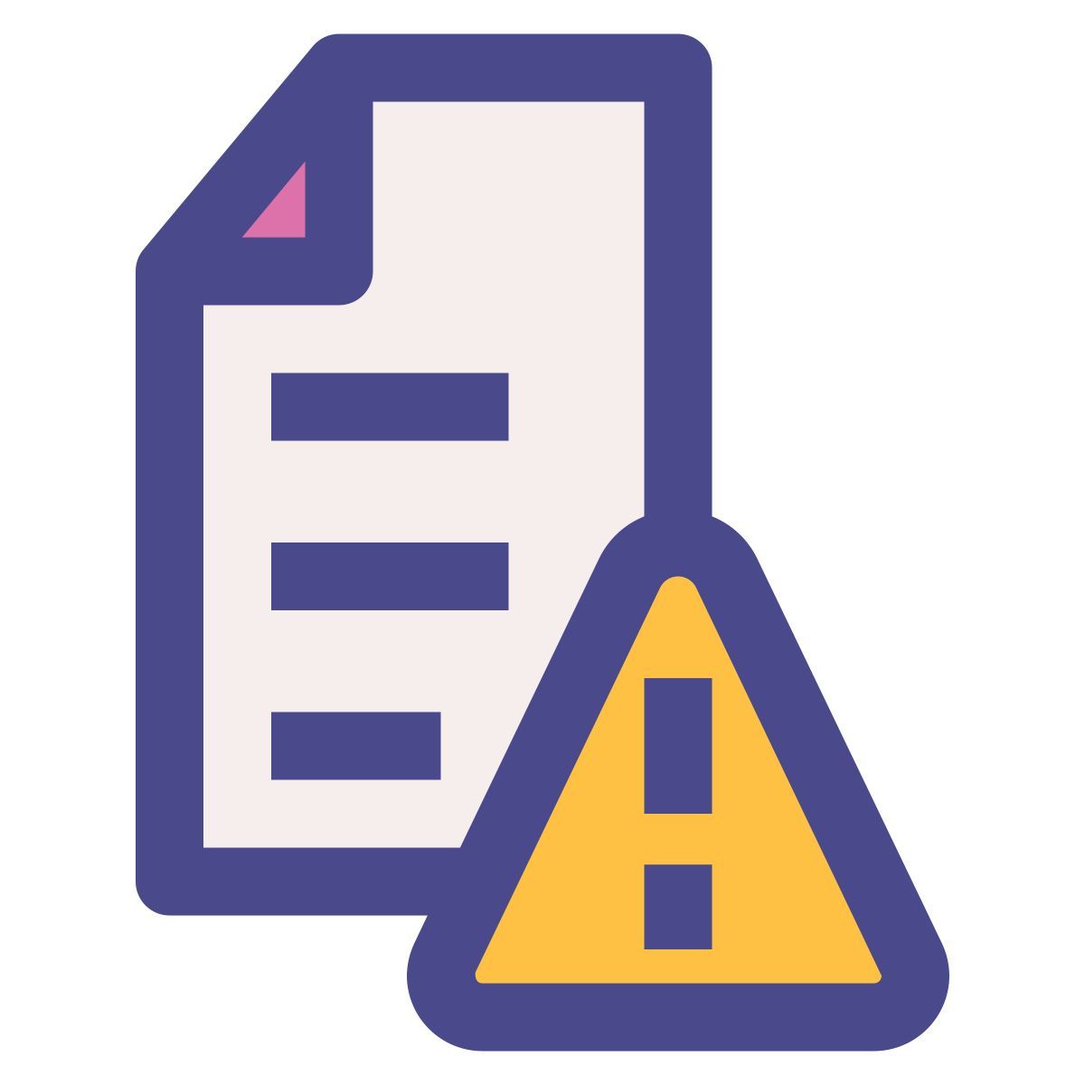 file alert icon