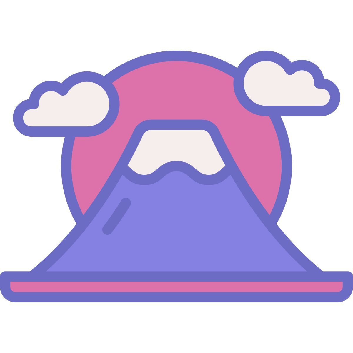 fuji mountain icon