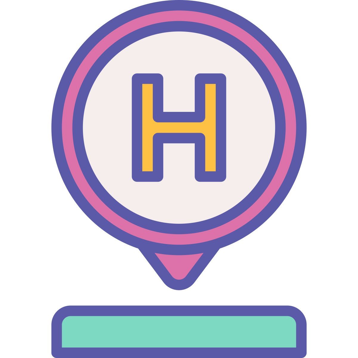 emplacement de l'hôtel icon