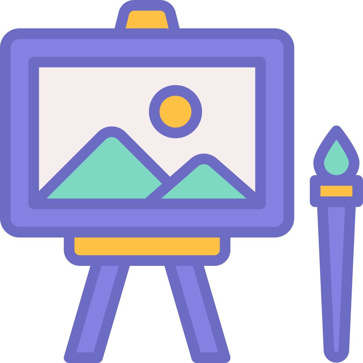 painting icon