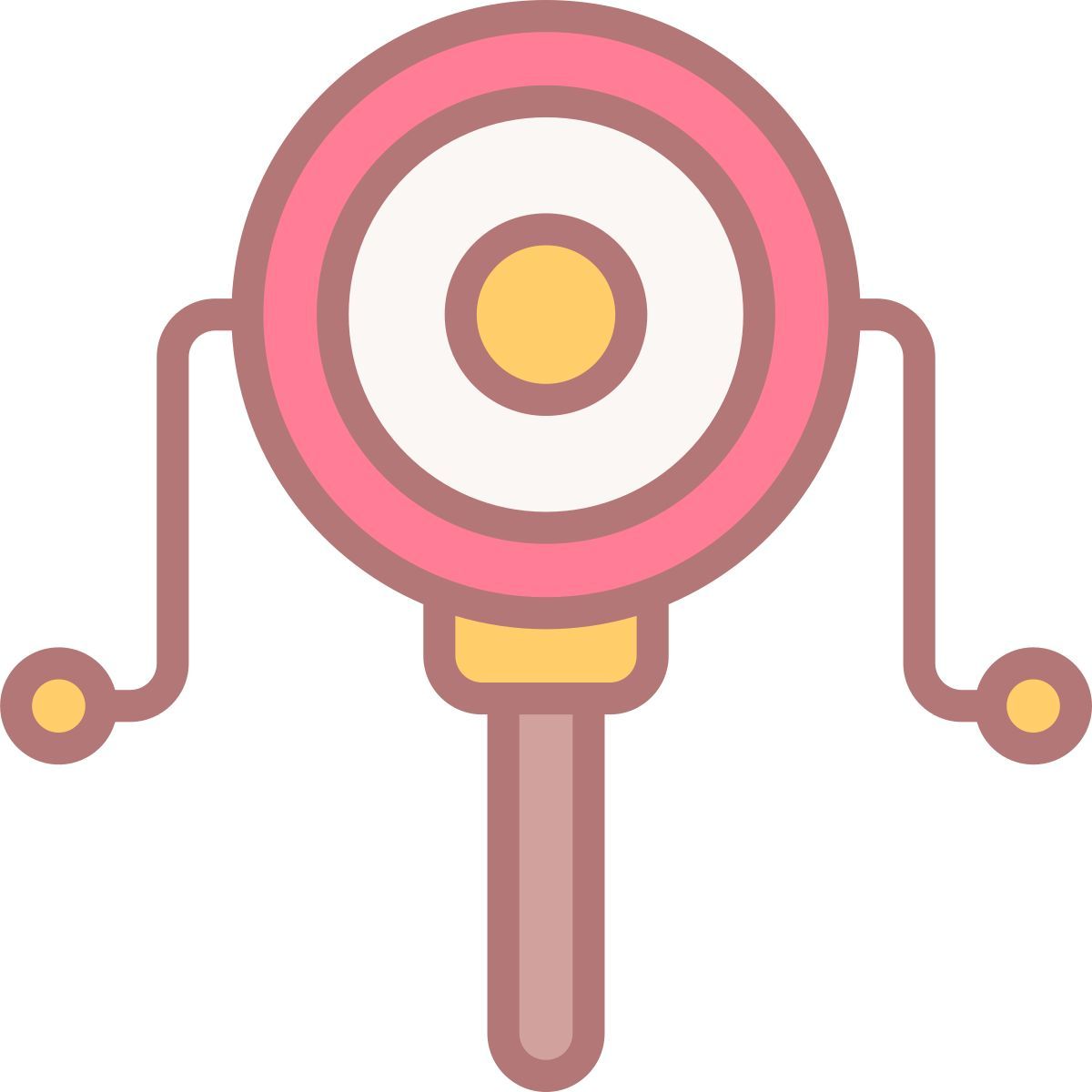 rattle drum icon