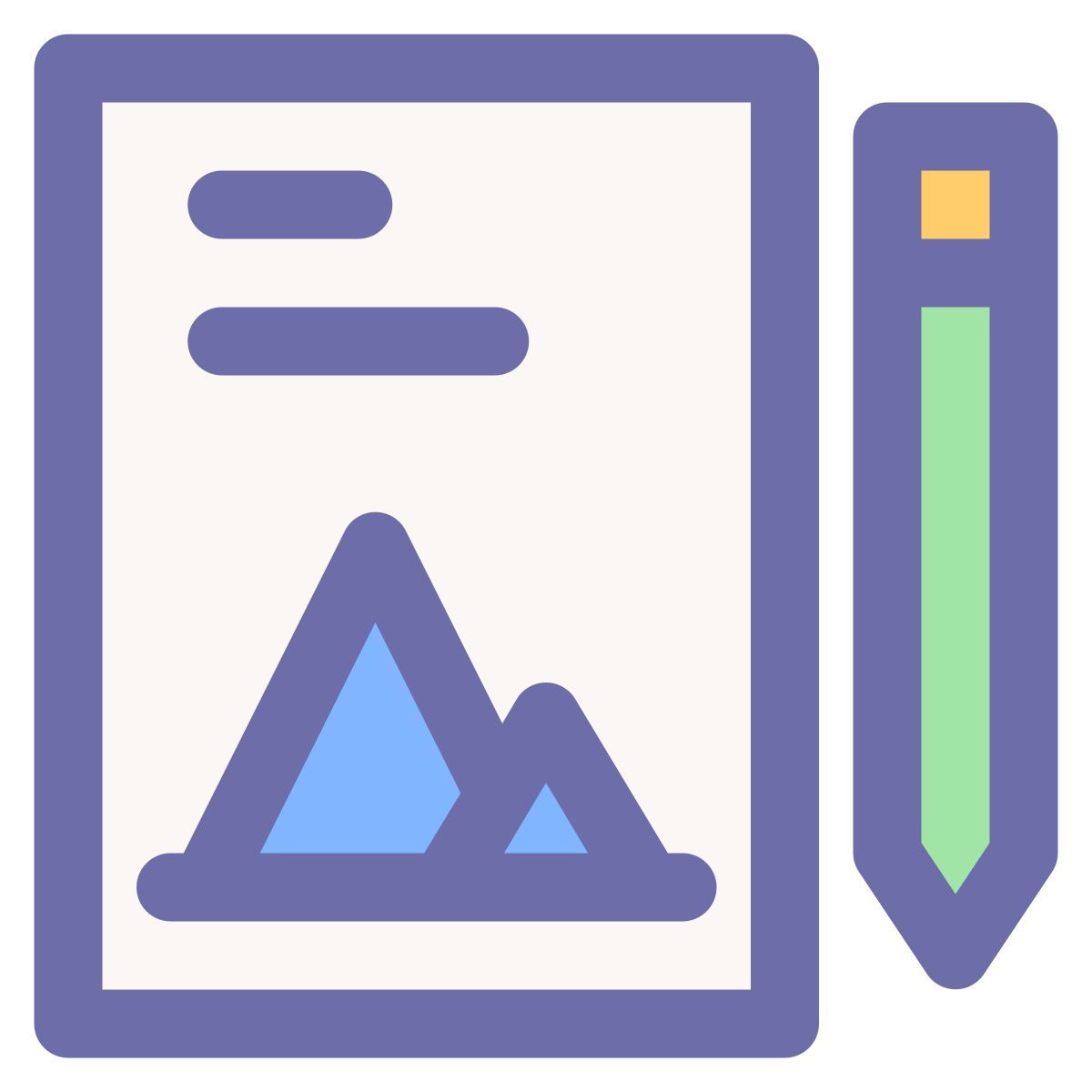 sketching icon