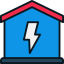 external house-electric-element-yogi-aprelliyanto-outline-color-yogi-aprelliyanto icon