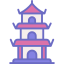external pagoda-landmark-and-monument-yogi-aprelliyanto-outline-color-yogi-aprelliyanto icon