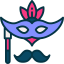 external party-mask-new-year-yogi-aprelliyanto-outline-color-yogi-aprelliyanto icon