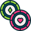 external poker-chip-entertainment-yogi-aprelliyanto-outline-color-yogi-aprelliyanto icon