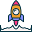 external rocket-creative-innovation-yogi-aprelliyanto-outline-color-yogi-aprelliyanto icon