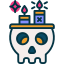 external skull-candle-halloween-yogi-aprelliyanto-outline-color-yogi-aprelliyanto icon