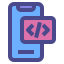 external smartphone-coding-and-programming-yogi-aprelliyanto-outline-color-yogi-aprelliyanto icon