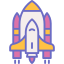 external space-shuttle-space-traveler-yogi-aprelliyanto-outline-color-yogi-aprelliyanto icon
