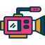 external video-camera-content-creator-yogi-aprelliyanto-outline-color-yogi-aprelliyanto icon