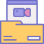 external video-folder-online-education-yogi-aprelliyanto-outline-color-yogi-aprelliyanto icon