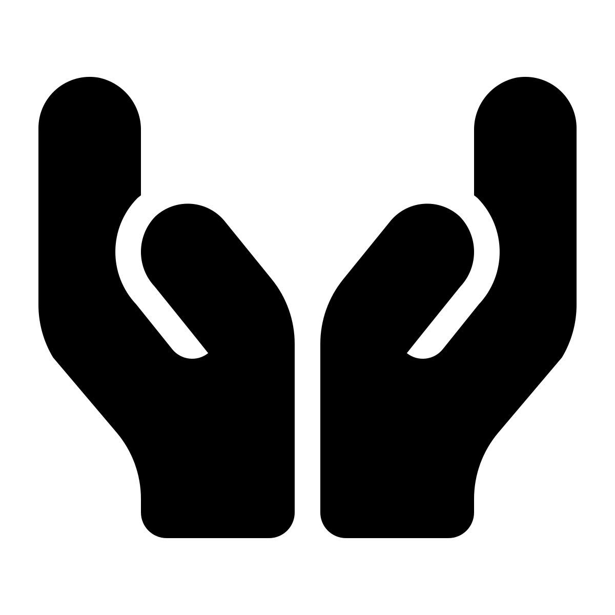 手を差し伸べる icon