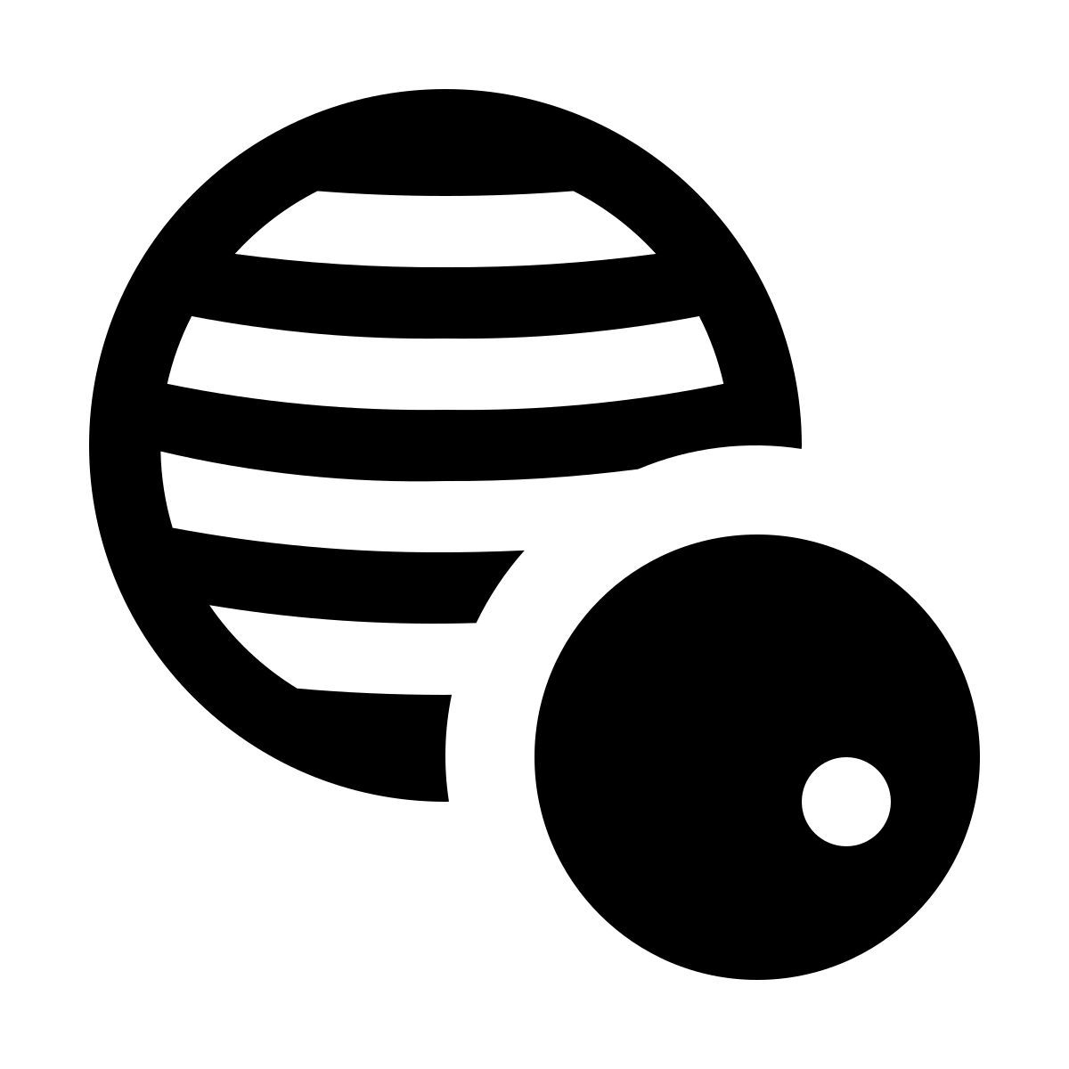 planet satellite icon