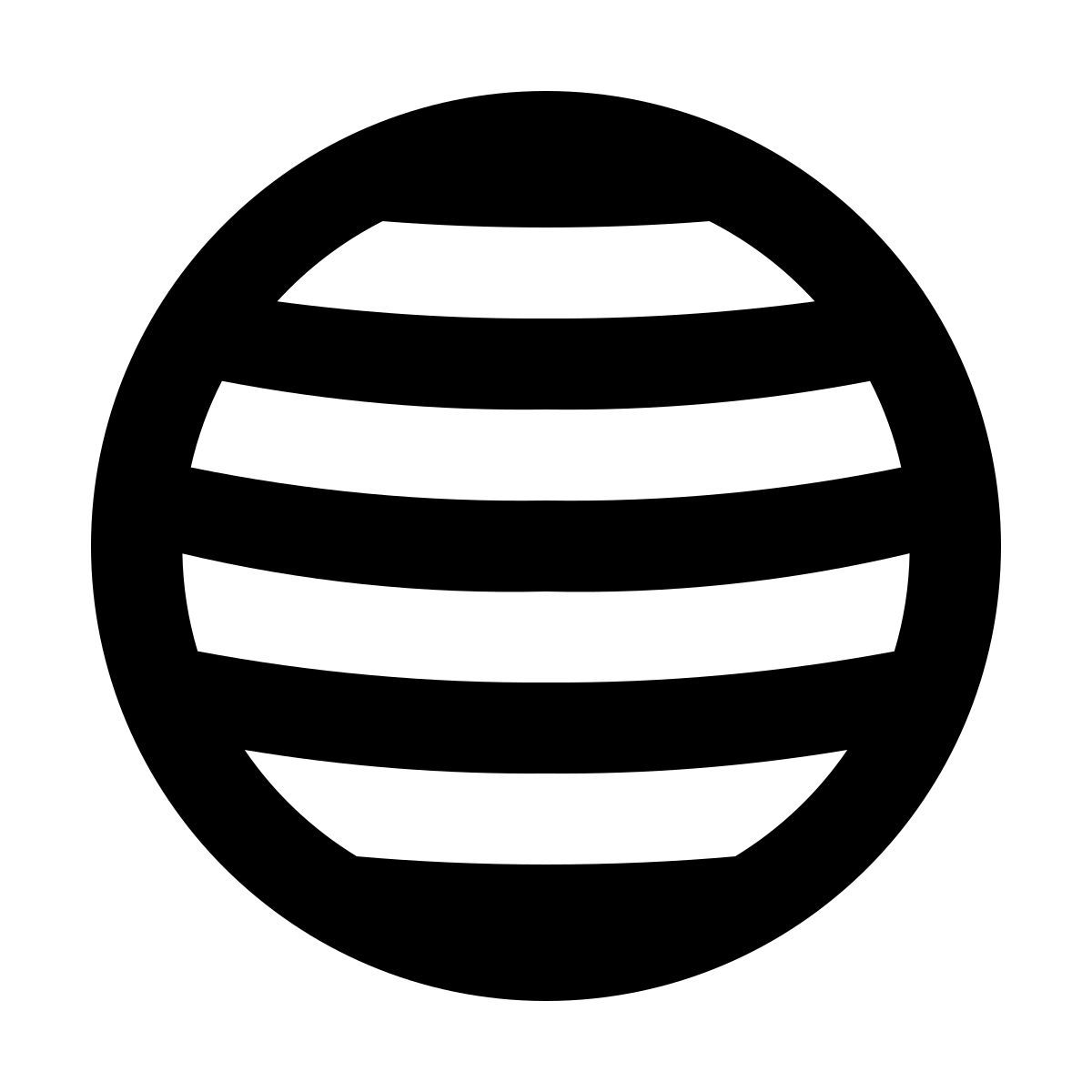 planet stripes icon
