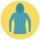 womens hoodie icon