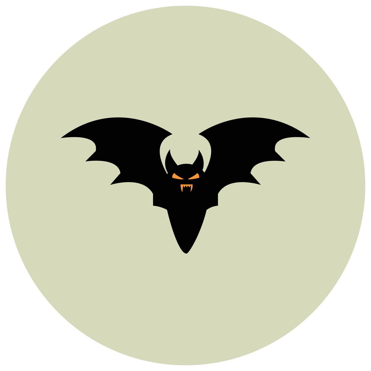 infographic style 박쥐 icon