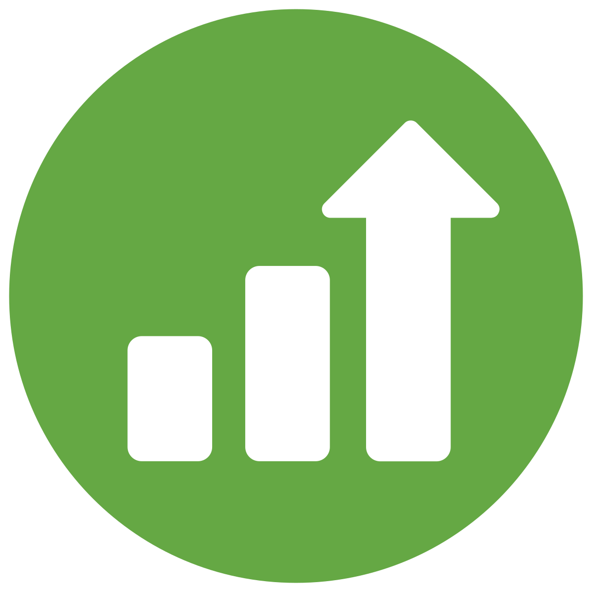 infographic style bullish icon