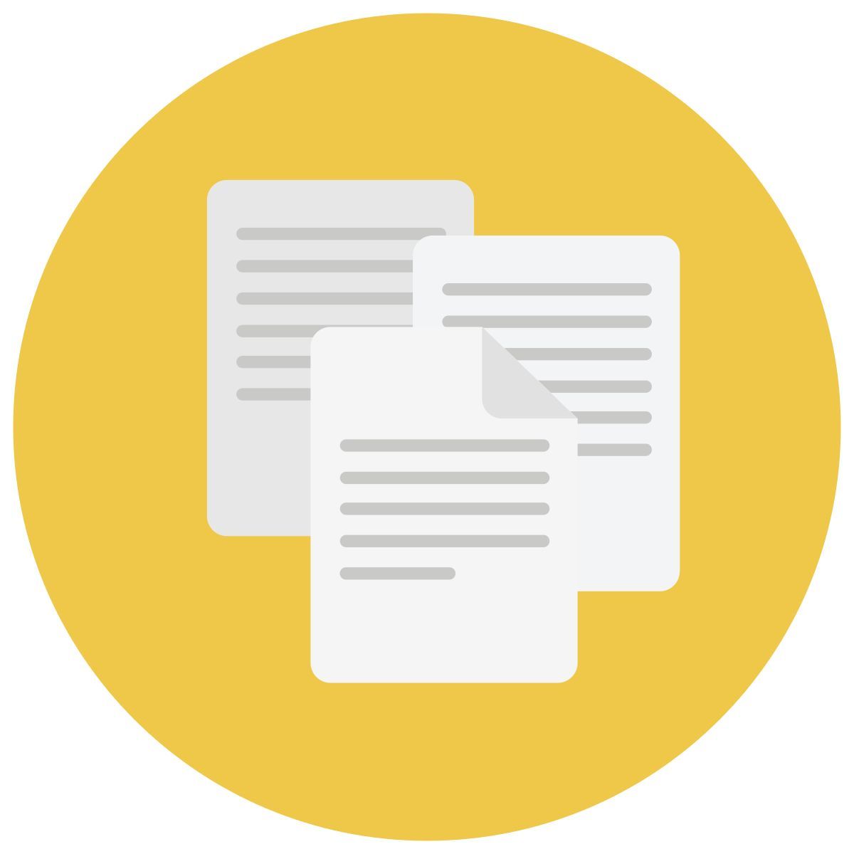 infographic style documents icon