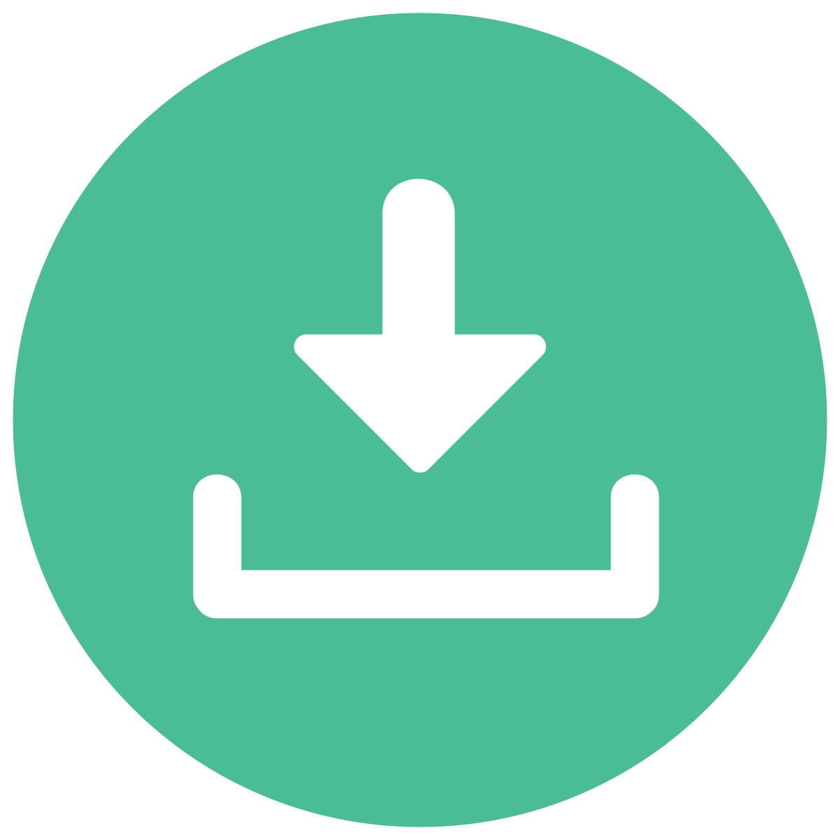 infographic style downloading updates icon