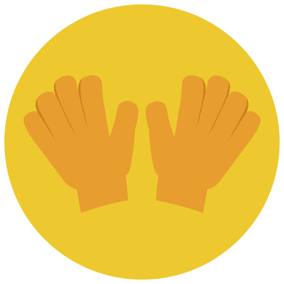infographic style garden gloves icon