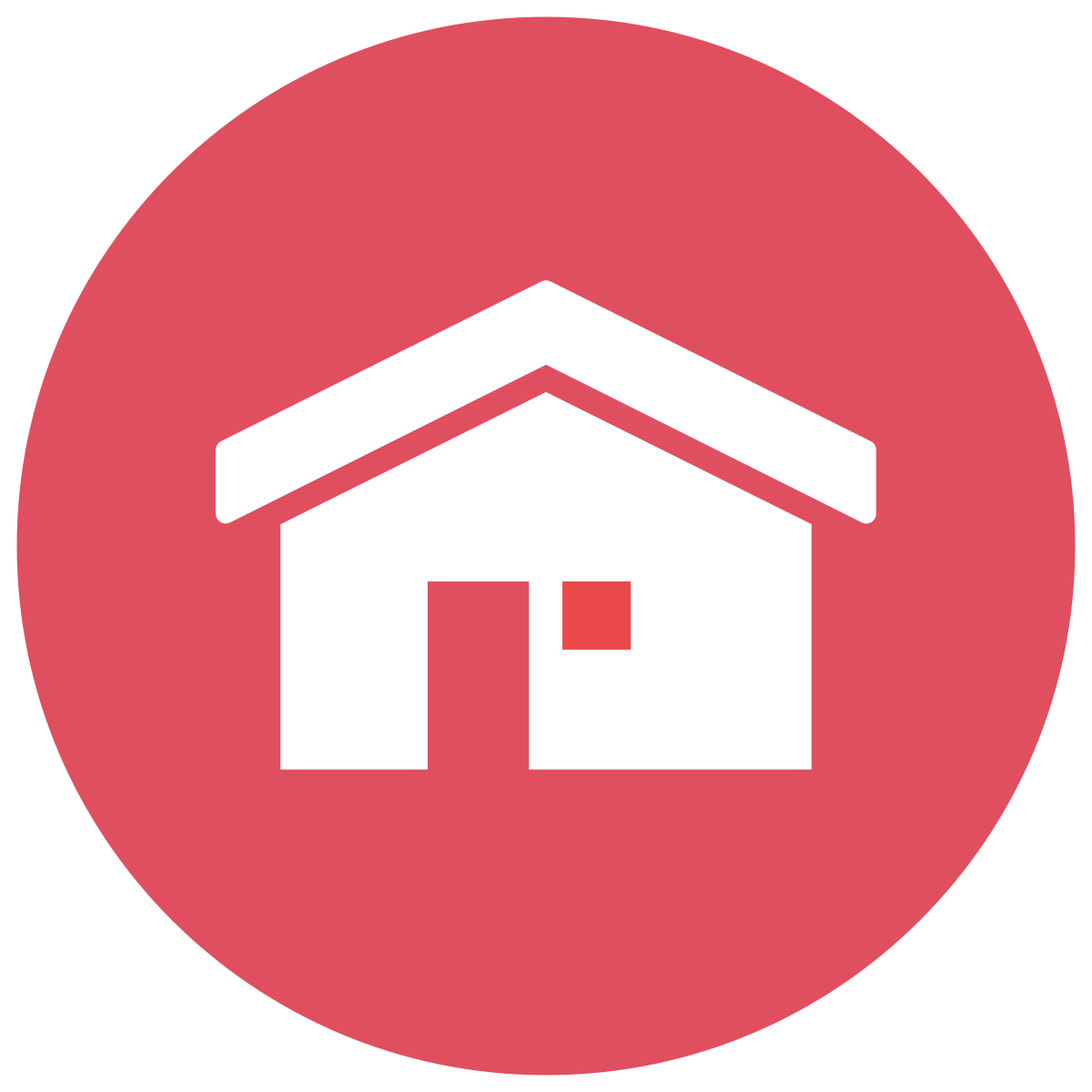 infographic style home icon