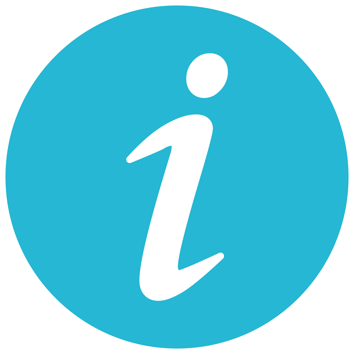 infographic style info icon