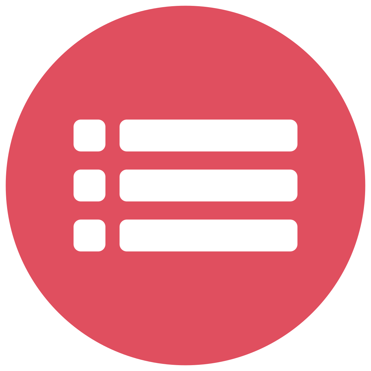 infographic style list icon