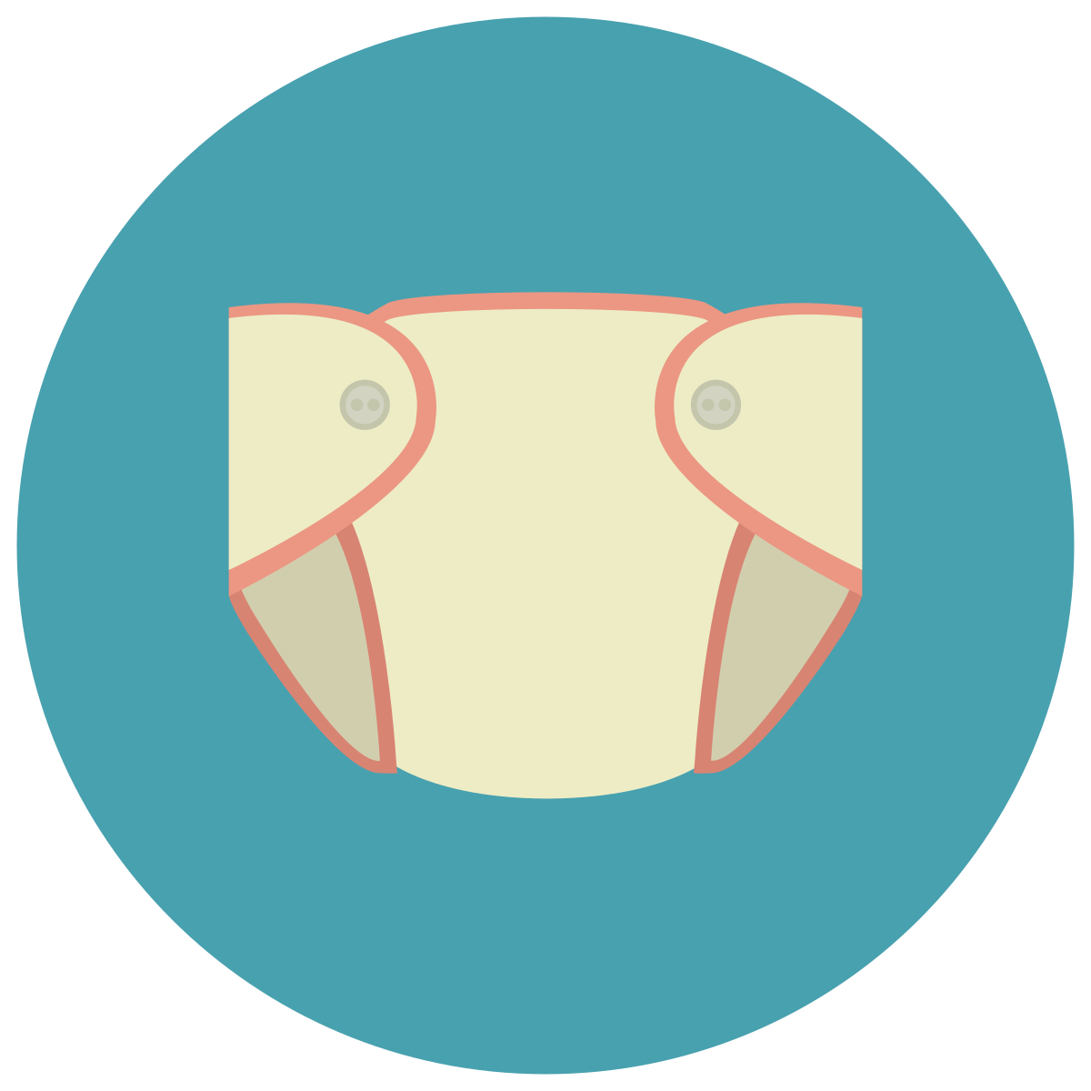 infographic style nappy icon