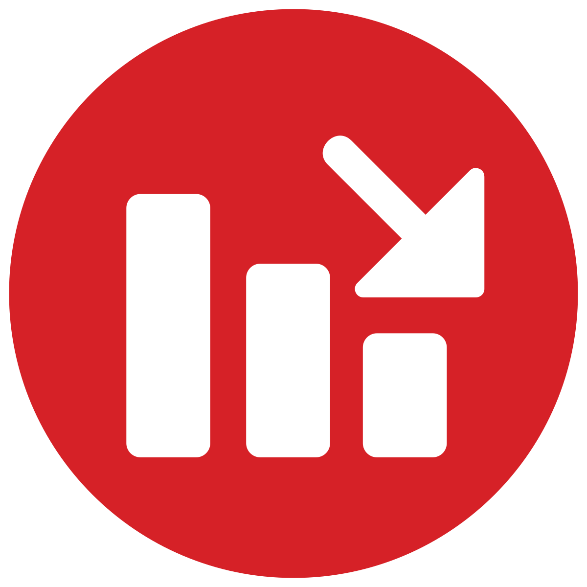 infographic style negative dynamic icon