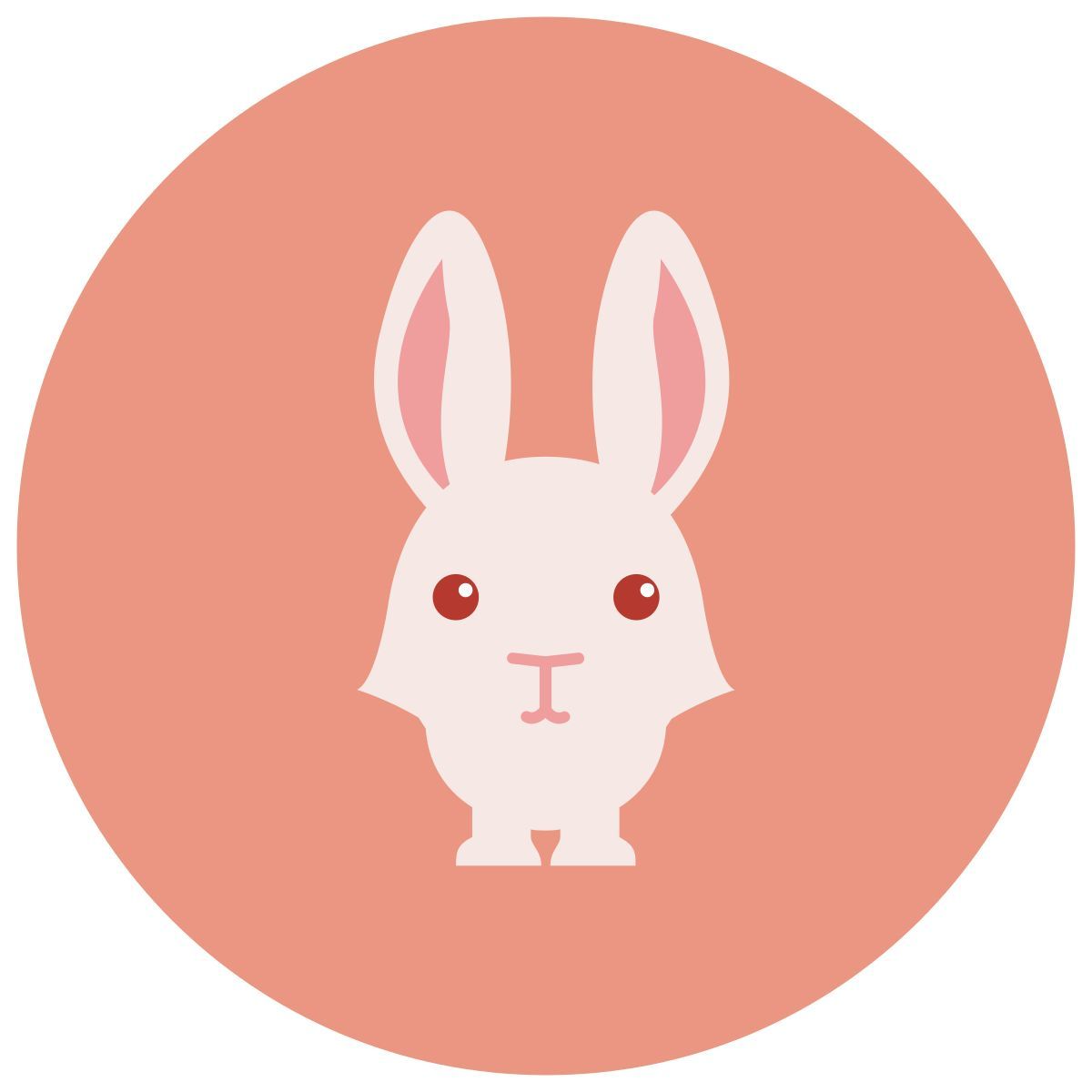 infographic style 토끼 icon