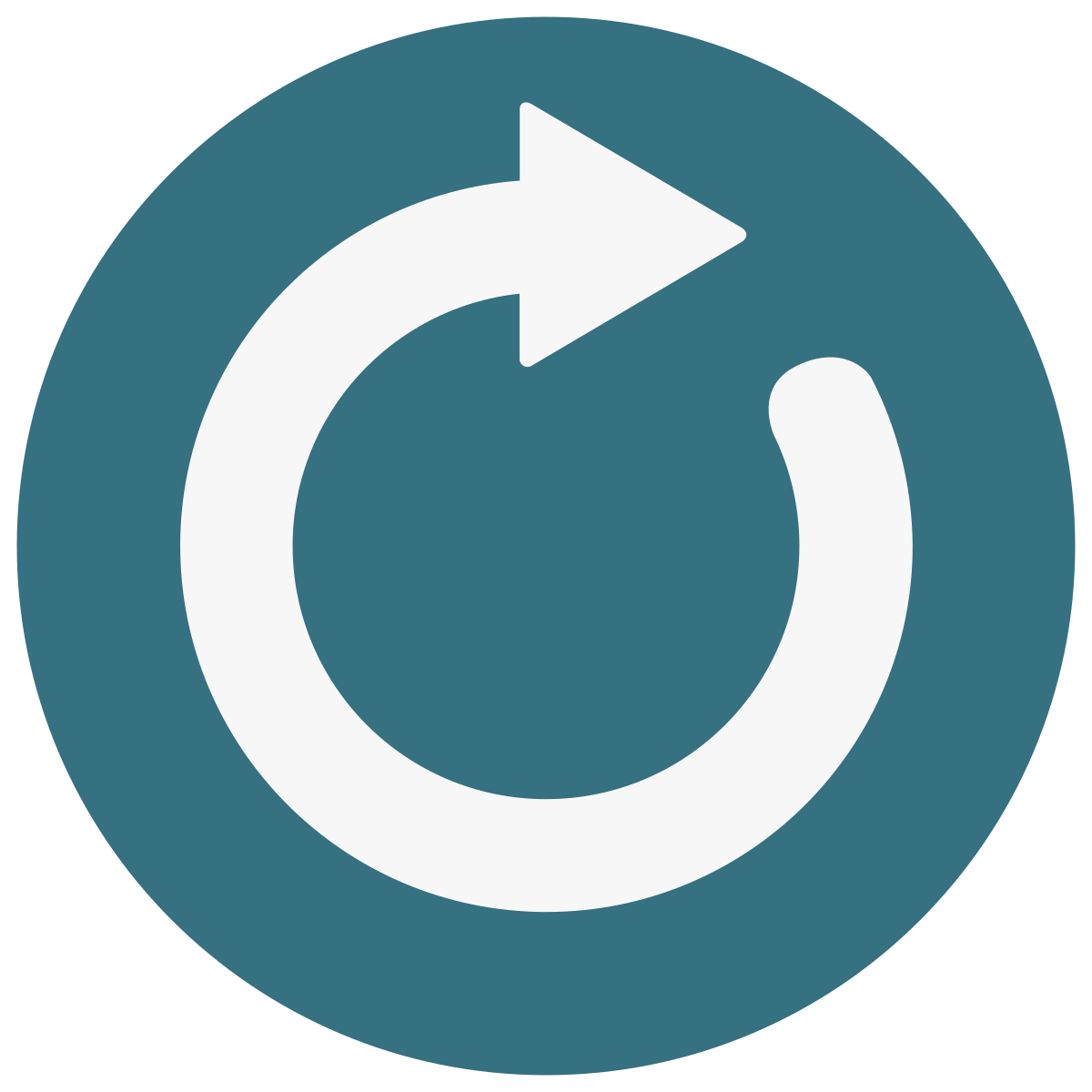 infographic style recurring appointment icon