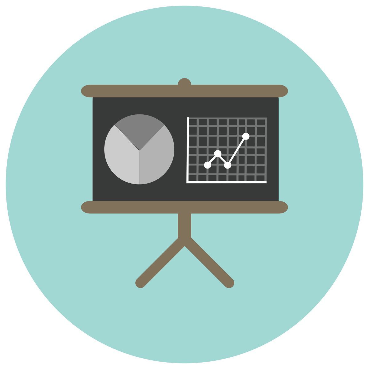 infographic style statistics icon