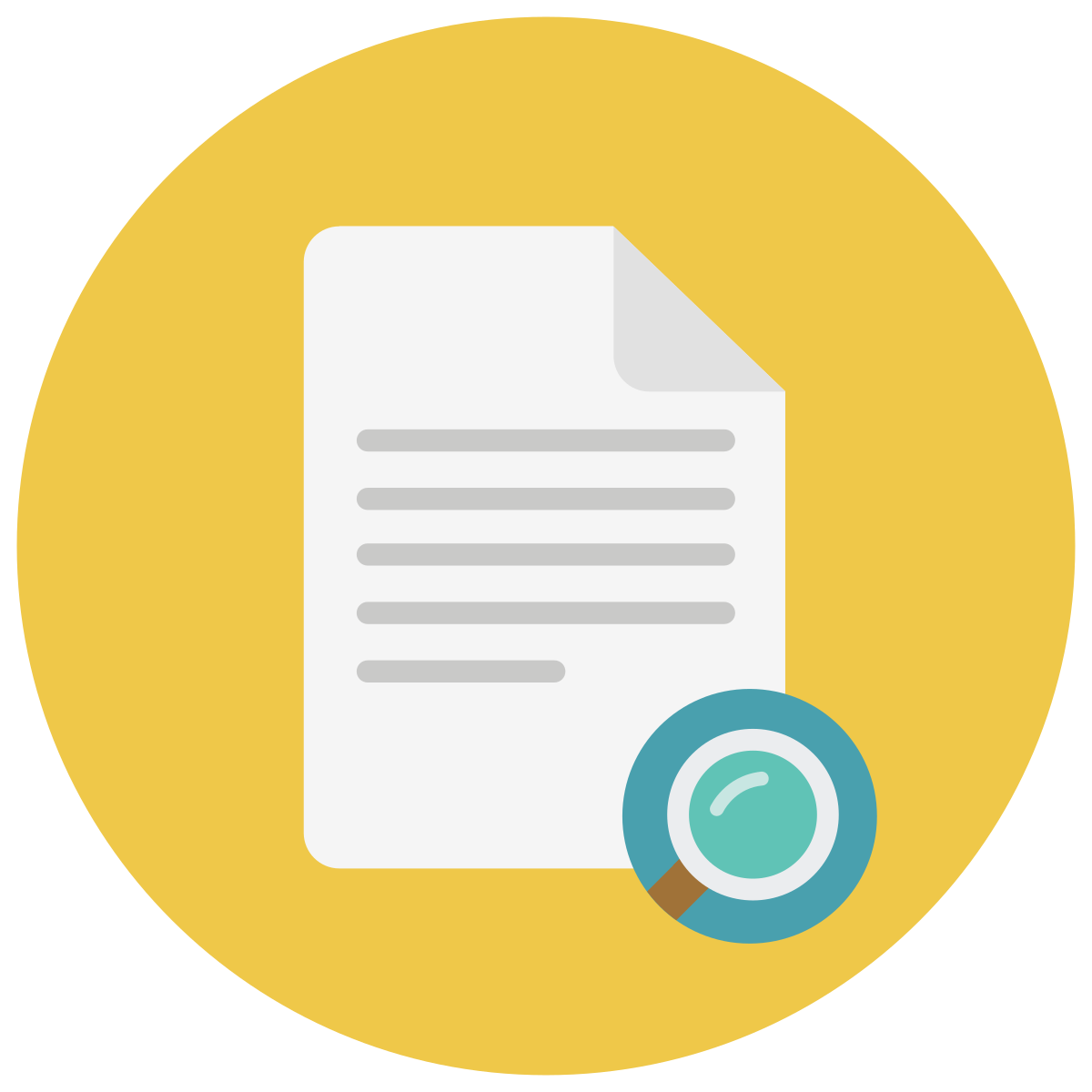 infographic style view file icon
