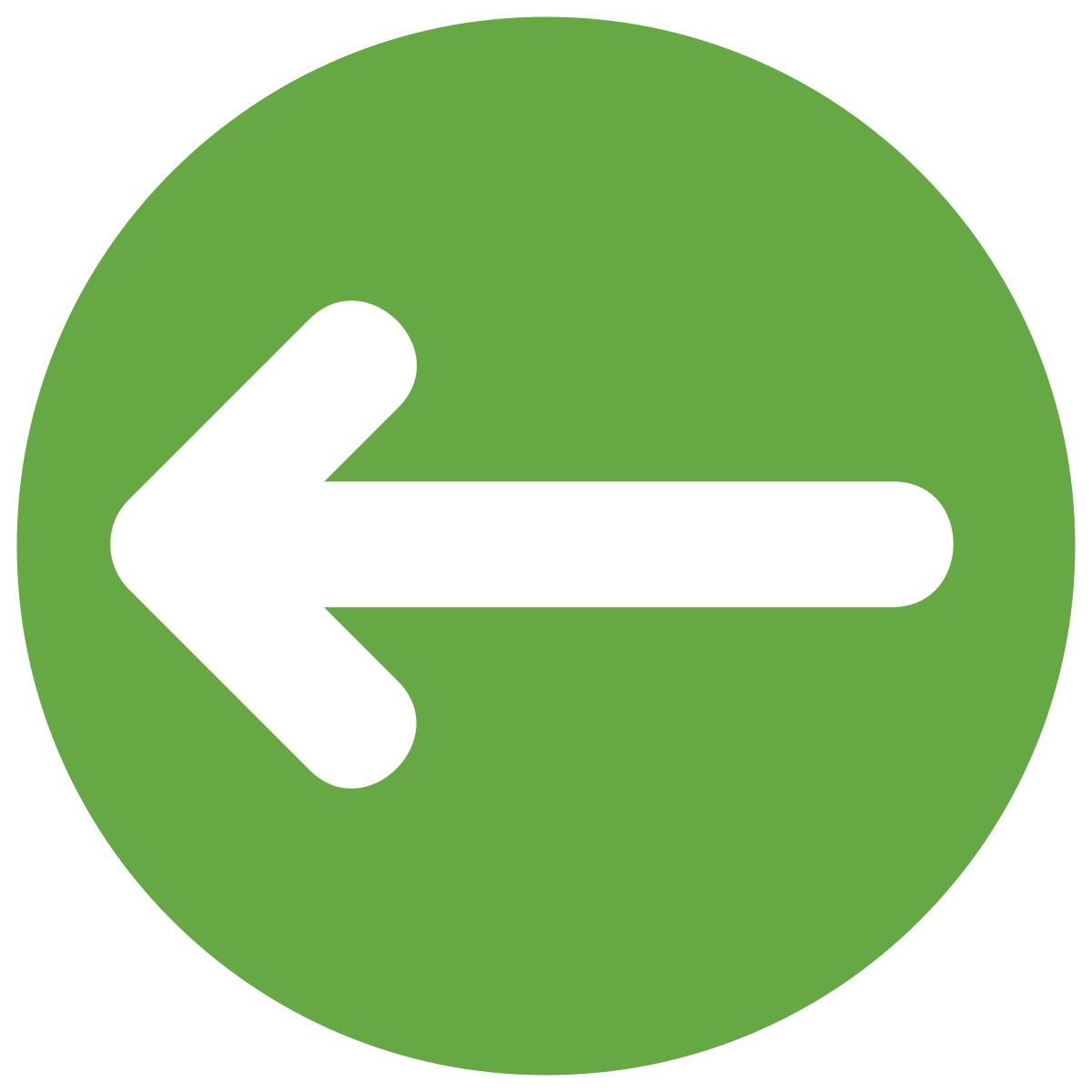 infographic style wide long left arrow icon