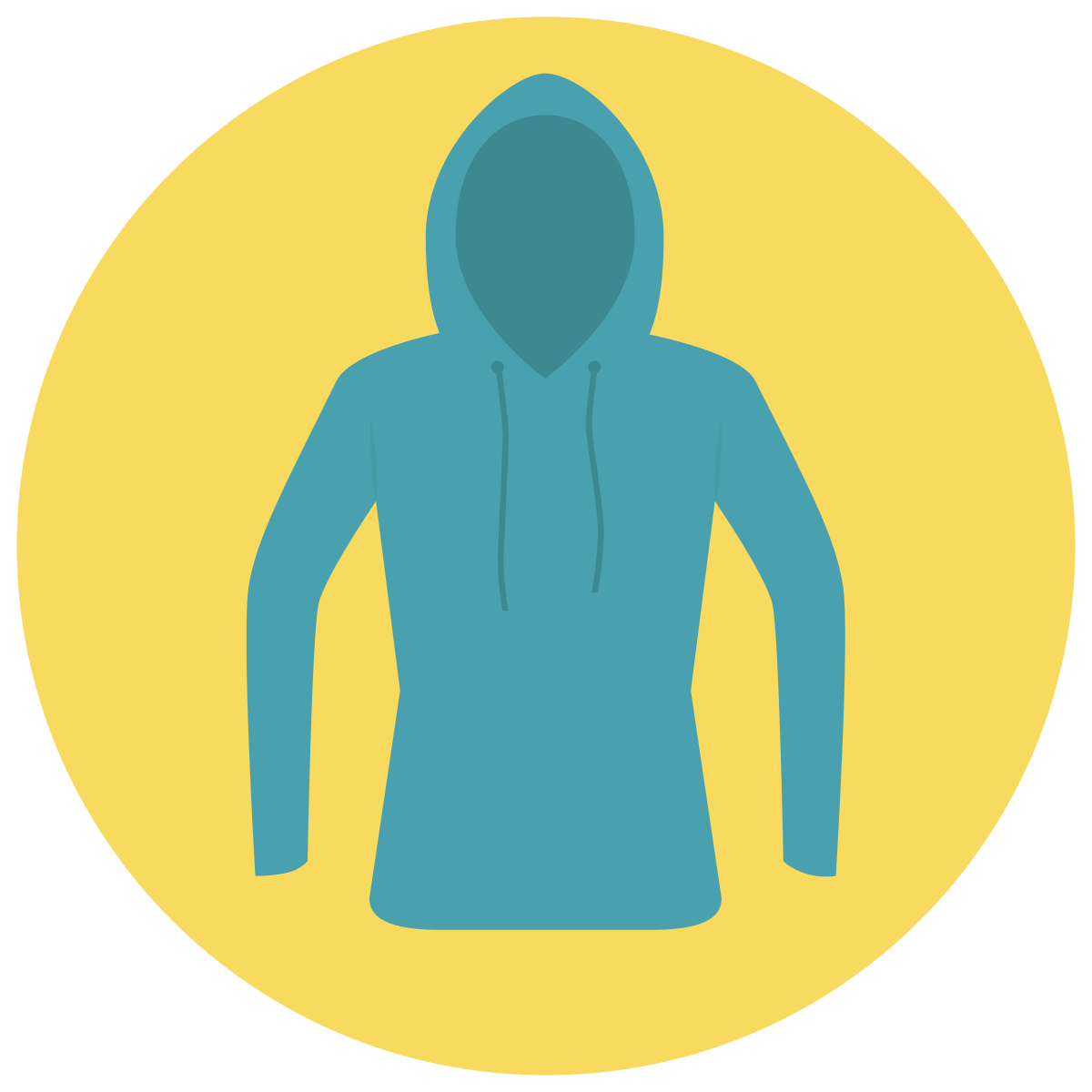 infographic style womens hoodie icon