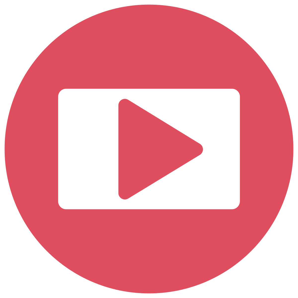 infographic style youtube play icon