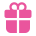 Cadeau rose clair