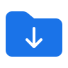 Digital photo download icon